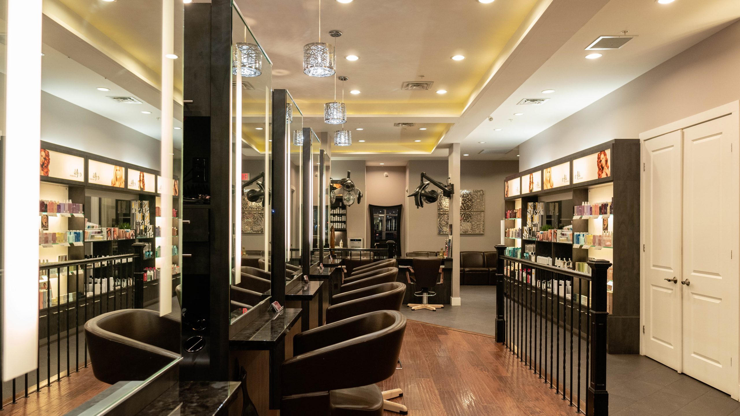 Hair Salon Mississauga Burlington Oakville Dolce Vita Hair Styling stations