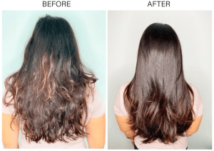 Before & After Keratin Hair Treatment | Salon Dolce Vita