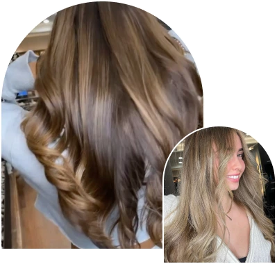 Stylish hair finish created at Salon Dolce Vita Mississauga